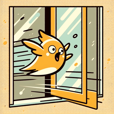 Vogelschutz in der Schweiz: Tipps zum Verhindern von Fensterschlägen