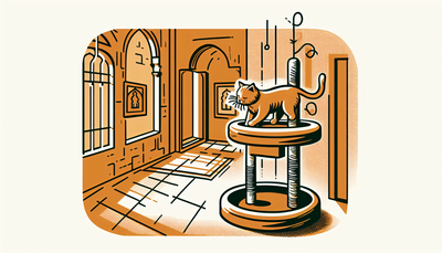 Katzenbaum Platzierung in kleinen Wohnungen