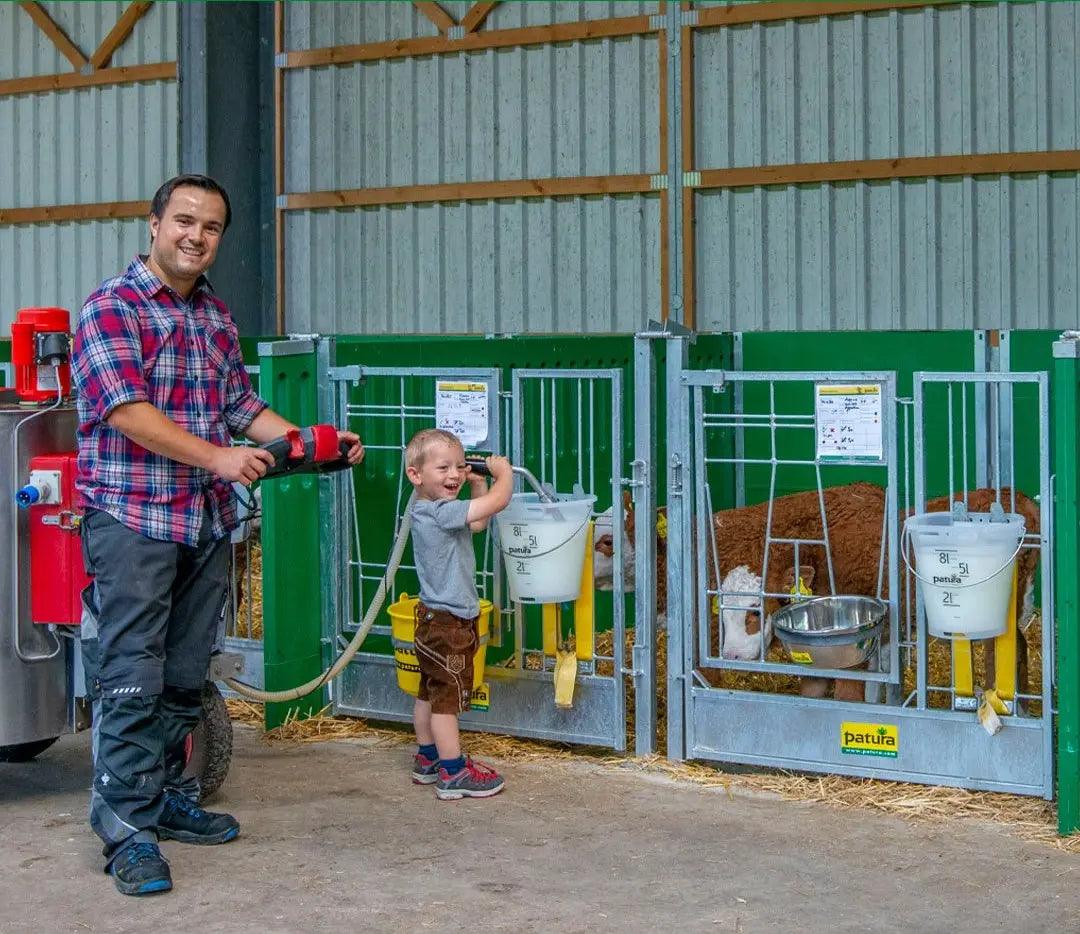 Modulare Kälberbox Sanilu