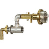 Frost protection monitor with thermostatic valve for swivel trough, connection 3/4