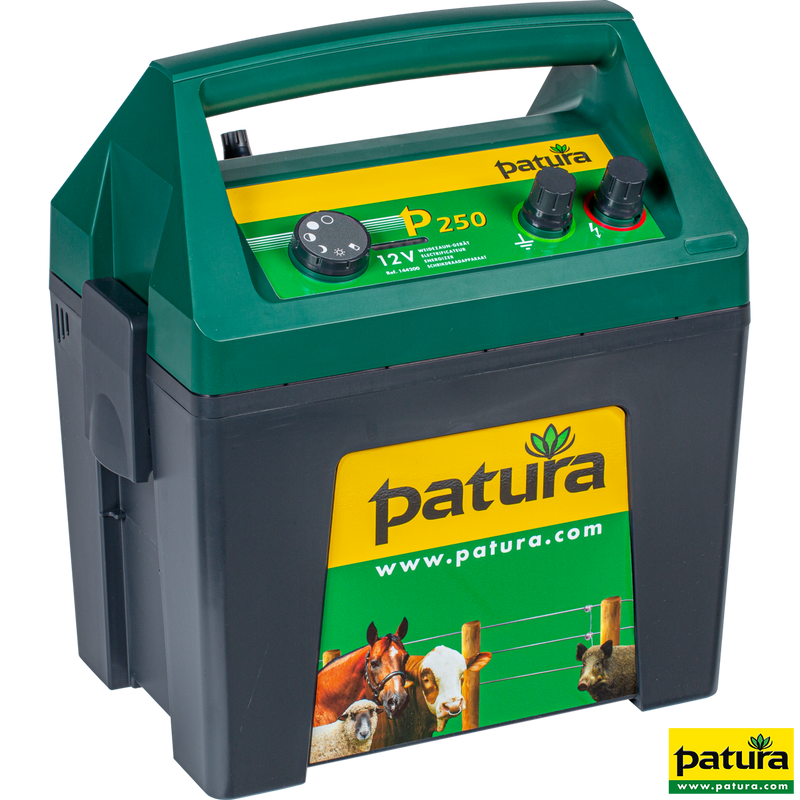 MaxiBox P250, dispositivo di recinzione per pascoli per batteria da 12 V