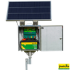 Kit di sicurezza con elettrificatore per recinti da pascolo P 1500 + modulo solare da 20 Watt + batteria Super-Vlies da 32 Ah