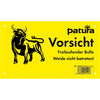 Warnschild, Vorsicht freilaufender Bulle -Weide nicht betreten, Kunststoff