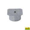 Abdeckung für Einbauhülse 102 mm, Edelstahl