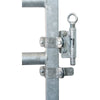 TS quick-release fastener with locking mechanism for partitions R and 60x60 mm pipe