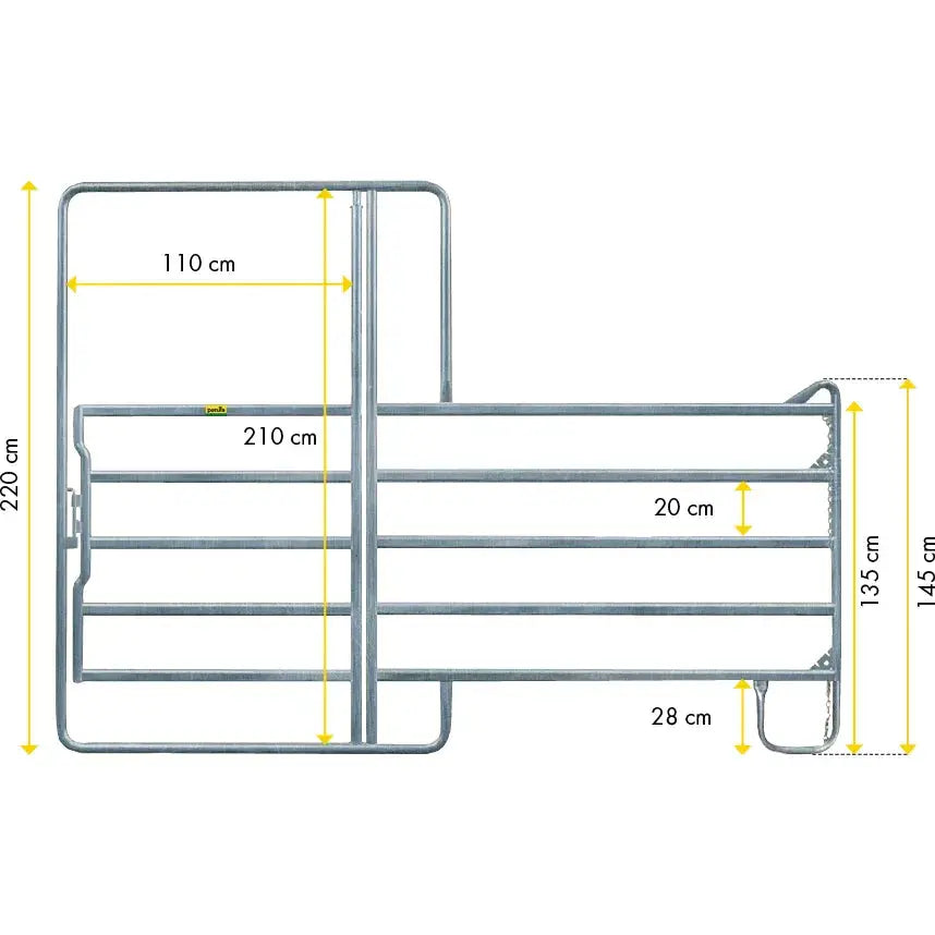 Clôture Pour Paddock De Chevaux à L'échelle N (1:160) - 95 Cm - Fabriqué En Allemagne