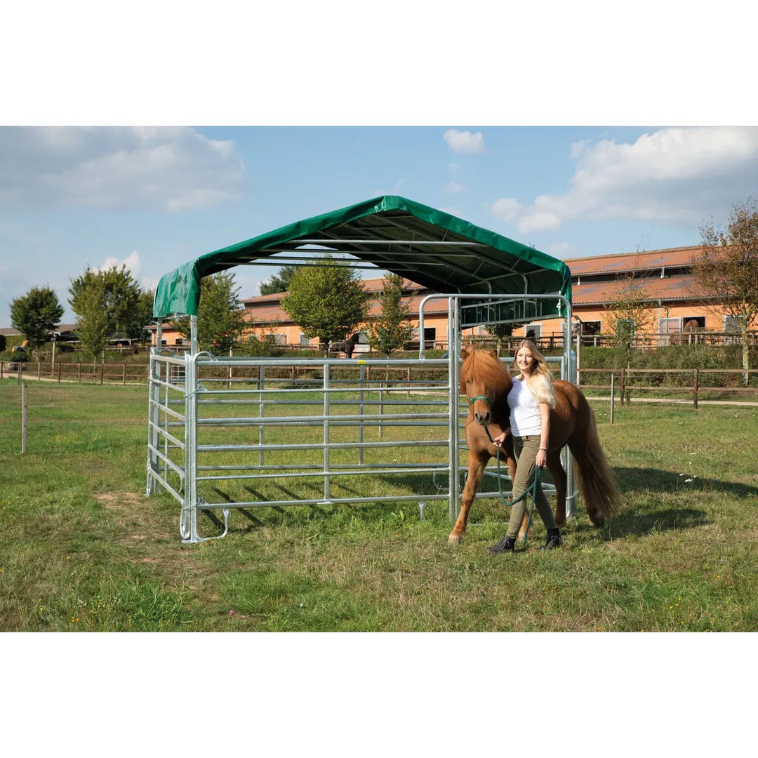 panel zelt gebraucht Mobile Box / Weideunterstand mit Panel-Dach