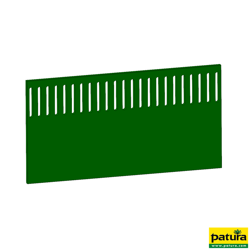 Paroi latérale avec ouverture de contact, mesure spéciale par mý, h = 1,20 m Box à veaux PATURA