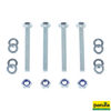 Set de montage pour 2x brosses à gratter sur poteau Ø 102 mm