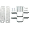 Montageset für 1x Kratzbürste an Pfosten 60 x 60 mm