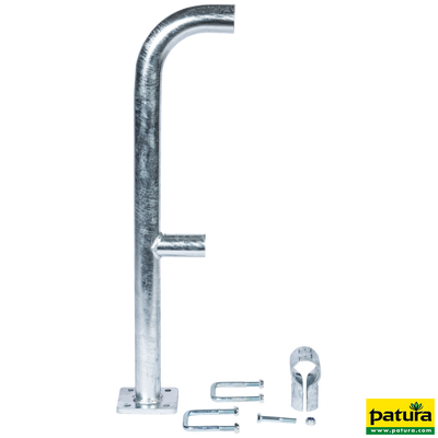 Zwischenstange d= 48 mm modulares Schwedenfressgitter inkl. Bügelschrauben und T-Schelle