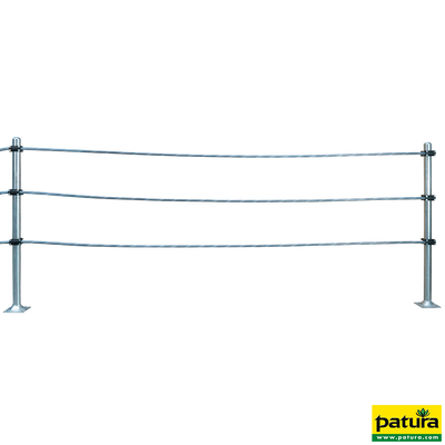 Morsetto a croce flessibile per pali d= 76 mm