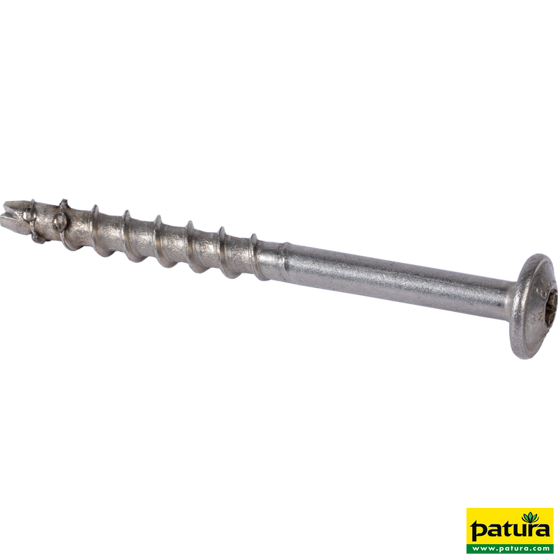 Bolt anchor/concrete screw M6 x 80 mm stainless steel, single piece for cow mattresses/bow restraint