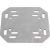 Plaque d'adaptation universelle pour raccords poteau-tube