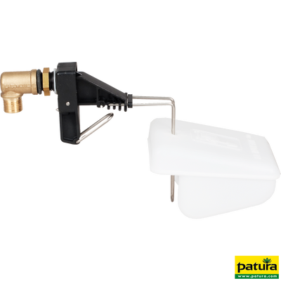 Vanne haute pression avec flotteur (noir) Raccord 1/2" ou 3/4" (adaptateur inclus)