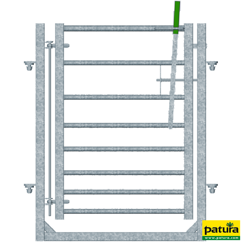 Porte avec cadre L=0,85m, H=1,00 m