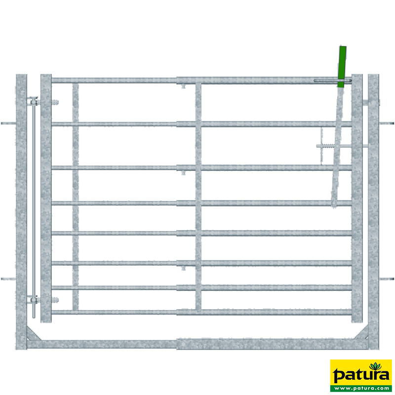 Gate with adjustable frame L=0.94 - 1.39 m, H= 1.00 m