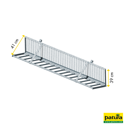 Hay rack for hanging in racks L= 2.26 m