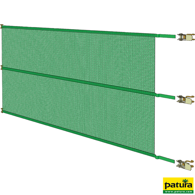 Beschattungsnetz 6,0 x 4,0 m Spezialnetz M75 grün