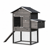 Stall Mirco Large Schwarz mit Nistkasten