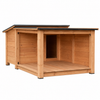Rex dog kennel with veranda