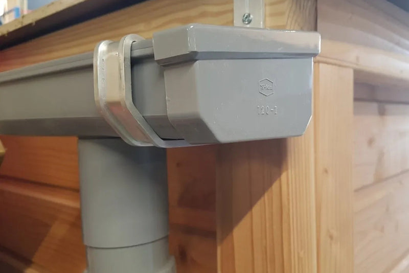 Dachrinne für Wachtelstall Lucky