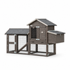 Stall Mirco Small Schwarz mit Auslauf und Nistkasten