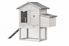 Stall Mirco Small Hellgrau mit Nistkasten