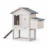 Stall Mirco Small Hellgrau mit Nistkasten