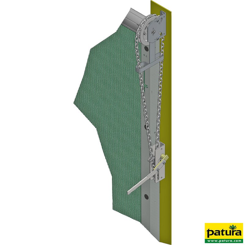 Windbreak tension panels, height 2.00 m width 10.70 m