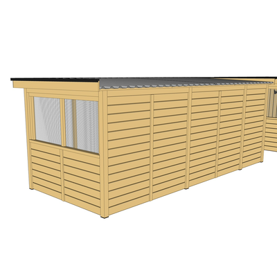 Extra Auslauf Stall Lucky + 4m²