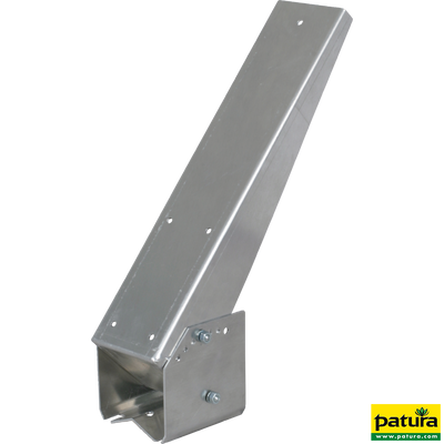 Bracket for feeding area partition SSV large cattle, with base plate