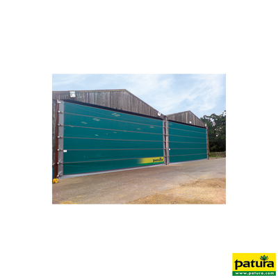 Porte rapide, hauteur 4.10 m largeur 6.00 m, avec rail de guidage