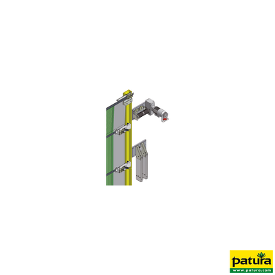 High-speed door, height 4.10 m width 5.00 m, with guide rail