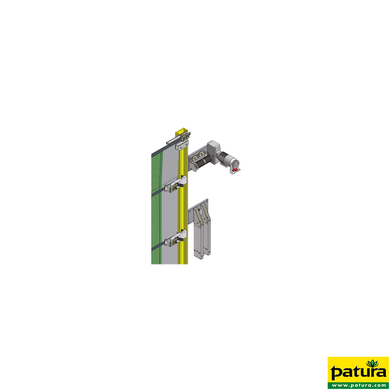 Porte rapide, hauteur 3.10 m largeur 4.00 m, avec rail de guidage