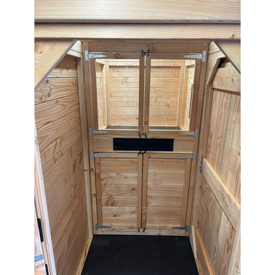 Zusatztür mit Futterstation für Stall Lucky