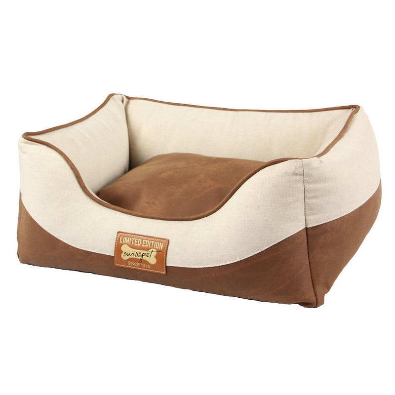 Hunde- Katzenbett Coffino, M, braun/beige