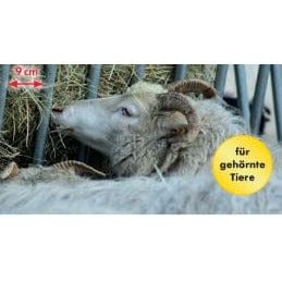 Viereckraufe für Ziegen und gehörnte Schafe