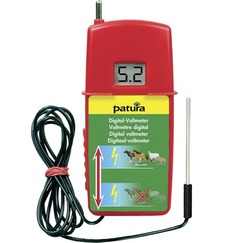 Digital-Voltmeter mit zuschaltbarem Belastungswiderstand Patura Sanilu