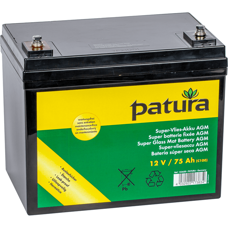 Super fleece battery 12V Patura Sanilu