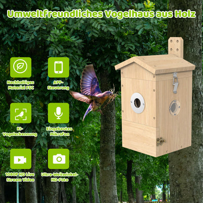 Bird nesting box with camera Sanilu Sanilu