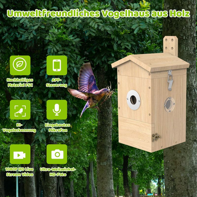 Bird nesting box with camera Sanilu Sanilu