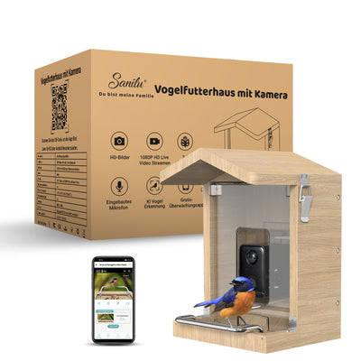 Nesting box with camera & feeding house with camera - complete set Sanilu Sanilu