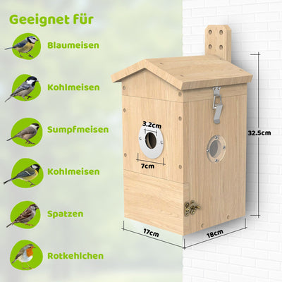 Nesting box with camera & feeding house with camera - complete set Sanilu Sanilu