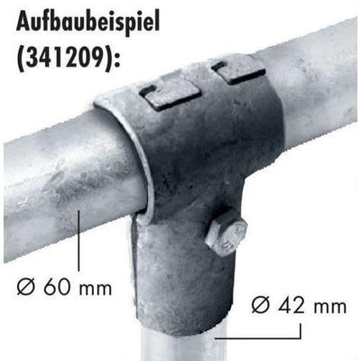 T-clamp, 1 screw Patura Sanilu