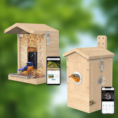 Nesting box with camera & feeding house with camera - complete set Sanilu Sanilu