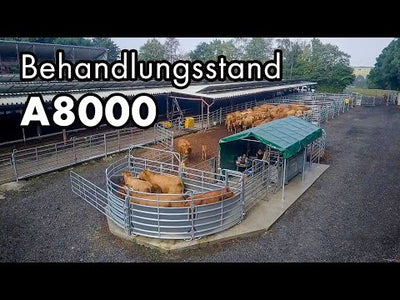 Professional treatment plant for medium to large animal populations