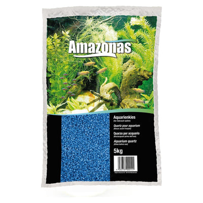 Quartz gravel, 5kg, blue