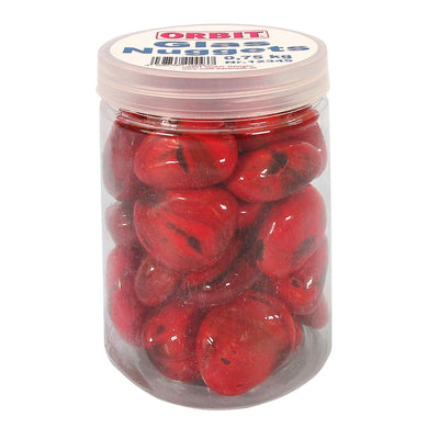 Orbit glass nuggets, red, 0.75kg