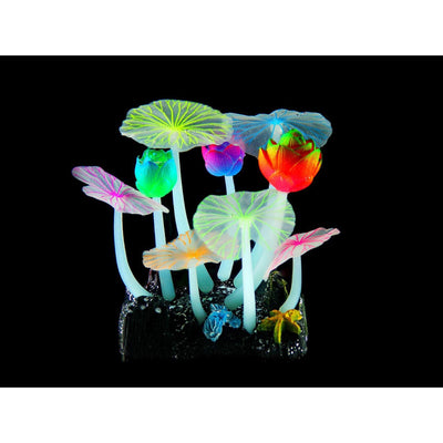 Plastic plants FLUO Lotus R6, 12x9.5x7cm